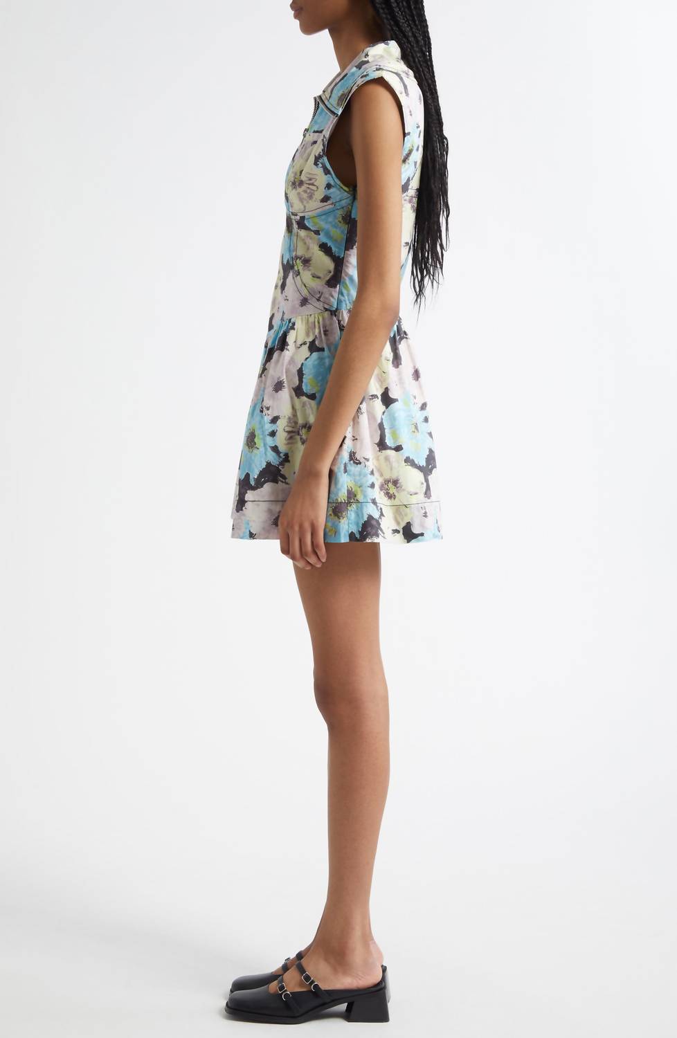 ganni cotton mini dress Ganni
