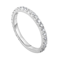 Diana M Jewels - Women's Delicate 1.15 Carat Diamond Eternity Band Ring