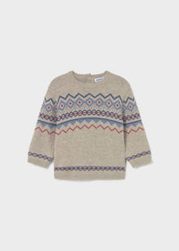 Mayoral - Kid's Jacquard Pattern Sweater
