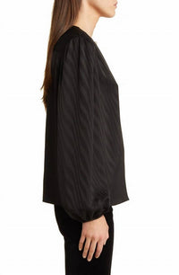 Frame - Print Keyhole Blouse