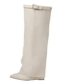 STEVE MADDEN Women's Corenne Knee High Boots in bone - women's shoe
