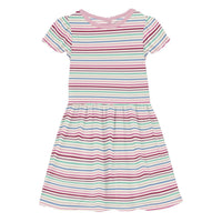 Kickee - Girls' Flutter Sleeve Twirl Dress with Pockets