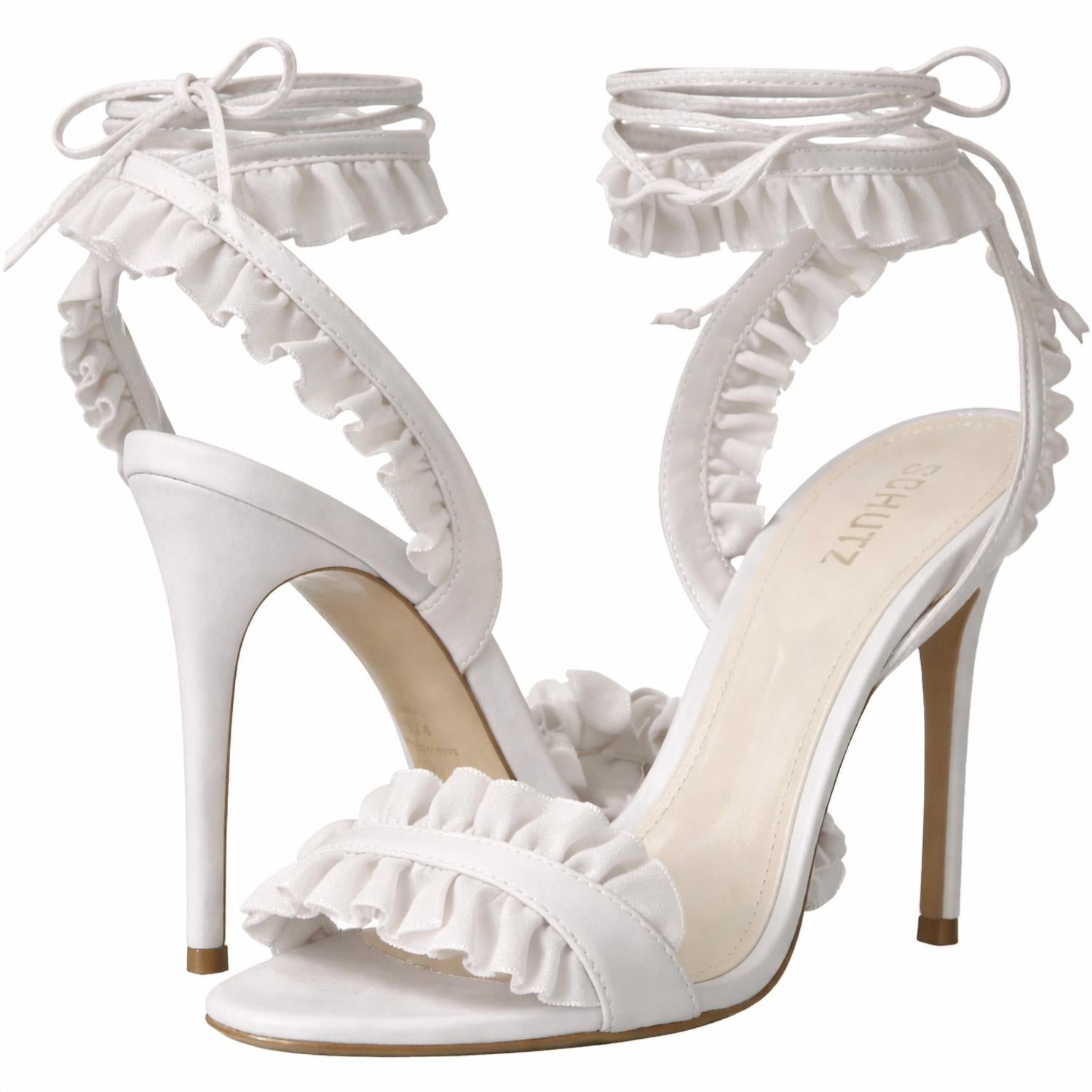 Schutz - Women's Heel Sandal With Ruffle