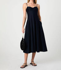 French Connection - Cotton Pleated Midi Dress
