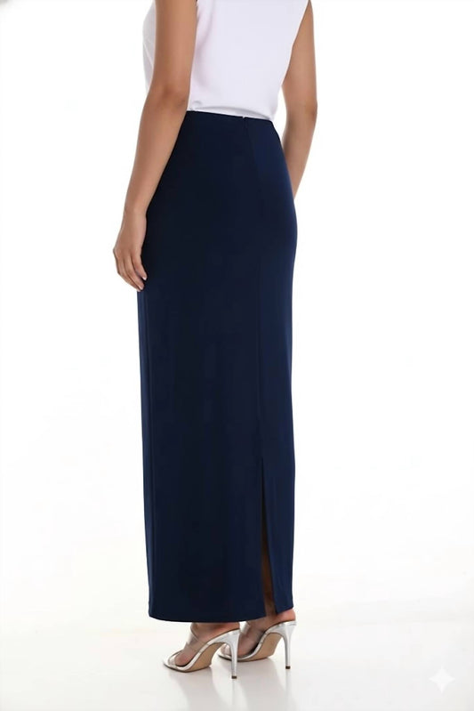 Frank Lyman - High Waist Pull On Pencil Maxi Skirt