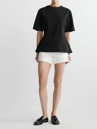 Dl1961 - Women'S - Girlfriend Elevated Peplum Tee