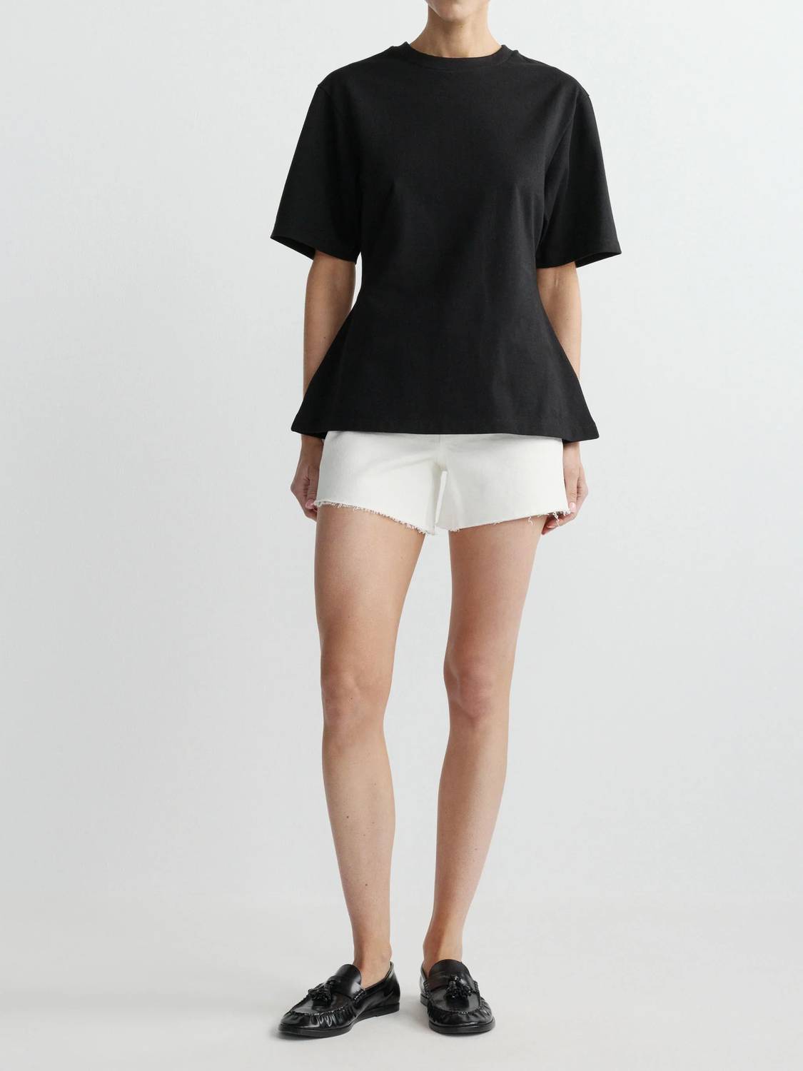 Dl1961 - Women'S - Girlfriend Elevated Peplum Tee