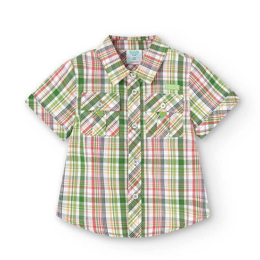 Boboli - Boys' Checked Poplin Shirt