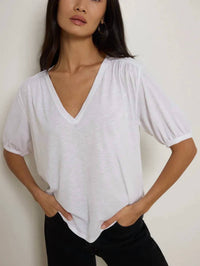 Nation Ltd - Edie Shirred Shoulder Top