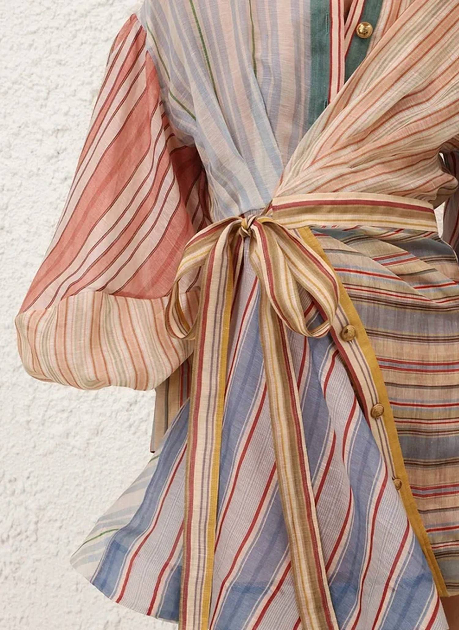Zimmermann - Rebellion Striped Mini Dress