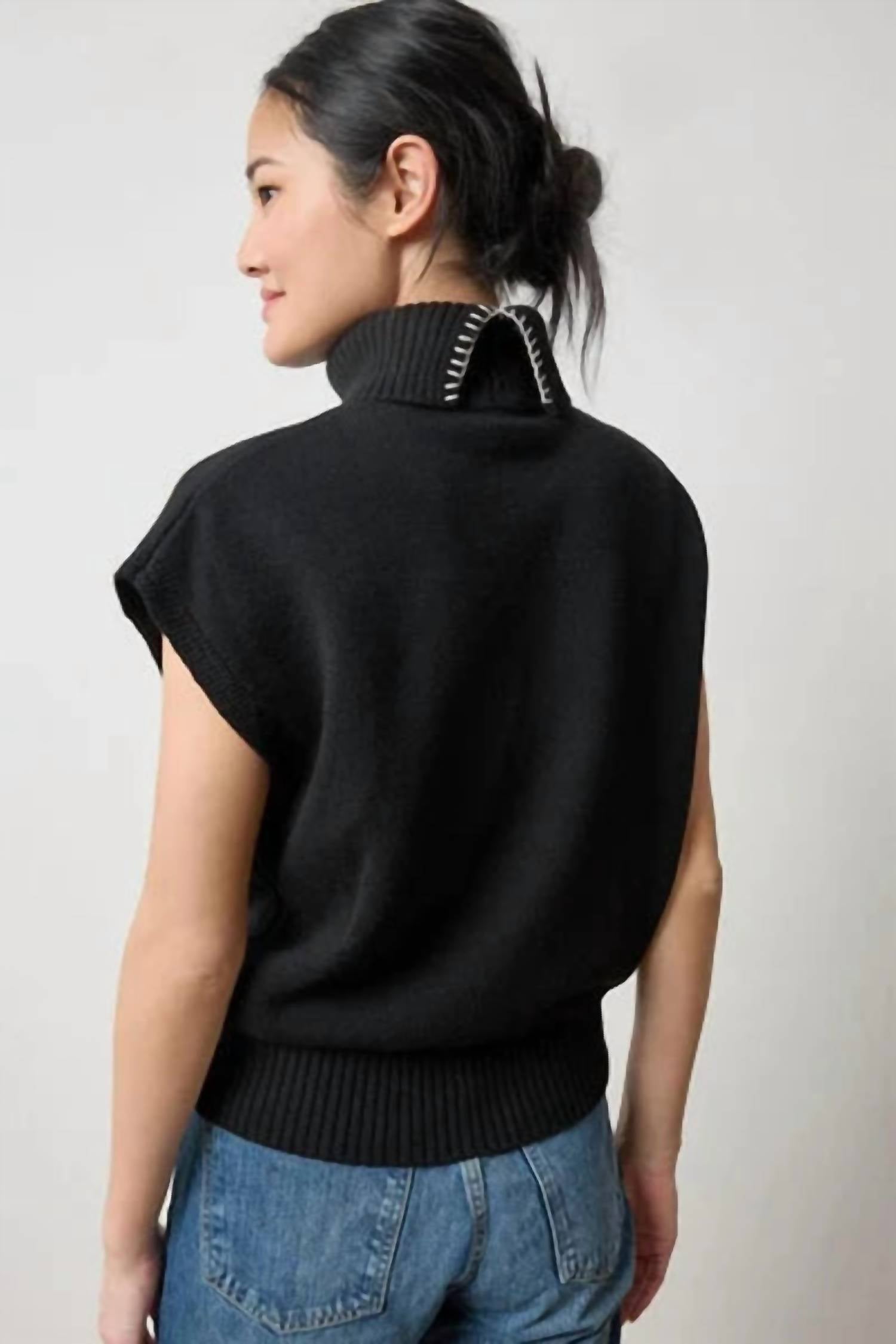 Lilla P - Turtleneck Wedge Sweater
