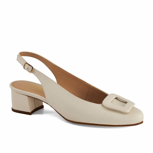 Andrea - Women's Slingback Low Heel Pumps