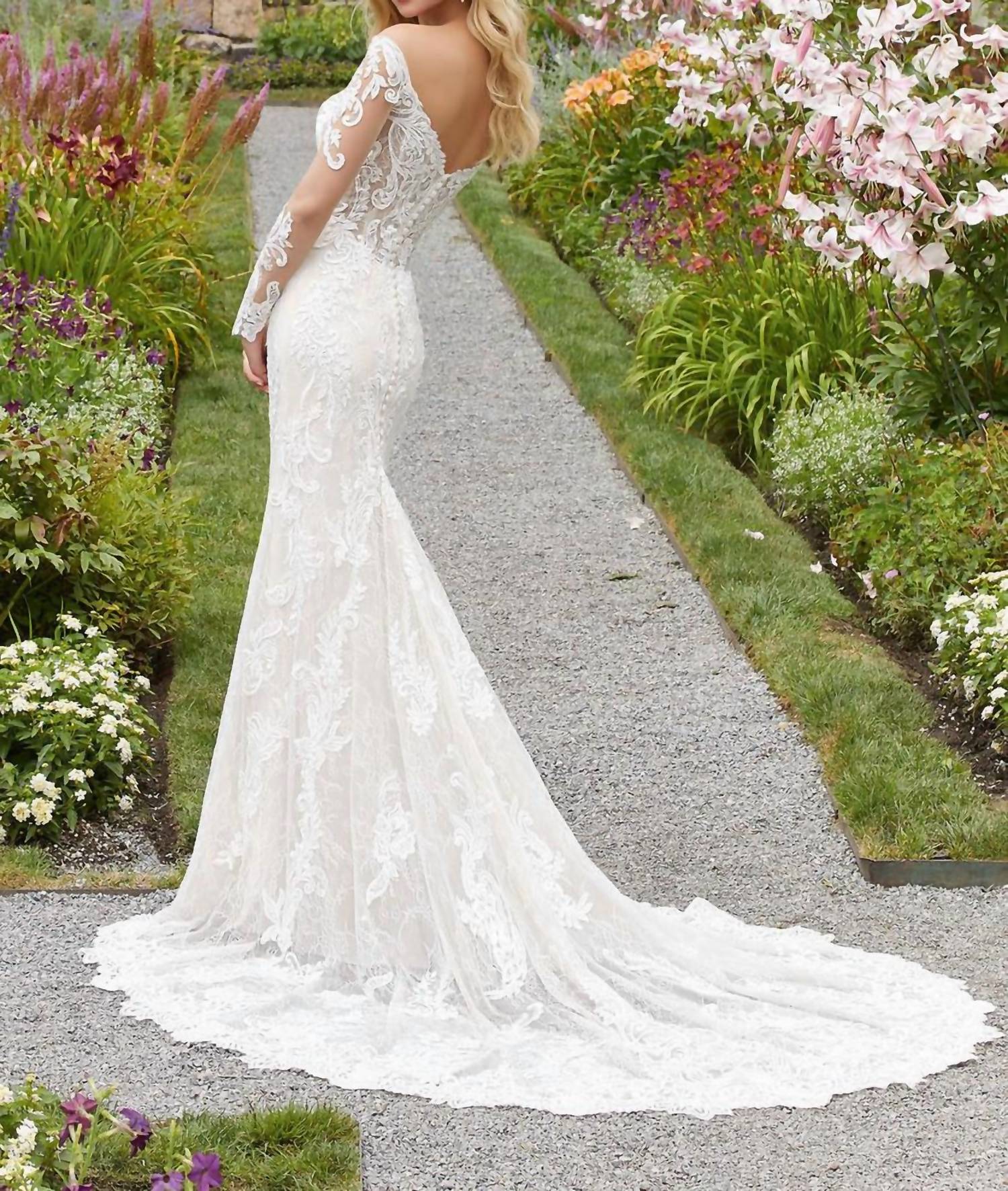 Morilee - Pura Frosted Embroidered Gown