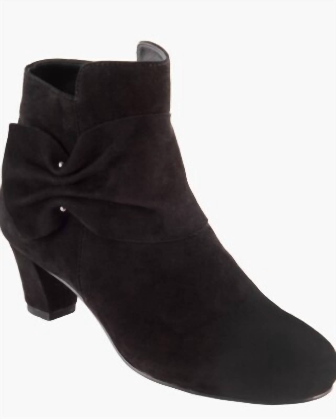 David Tate Women's Cutie Booties in black - women's shoe
