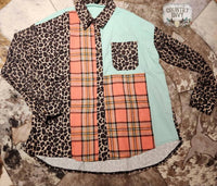 2Flyco - Happy Days Button Up Top