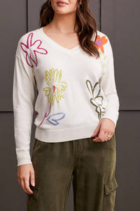 Tribal - Drop Shoulder Jacquard Sweater