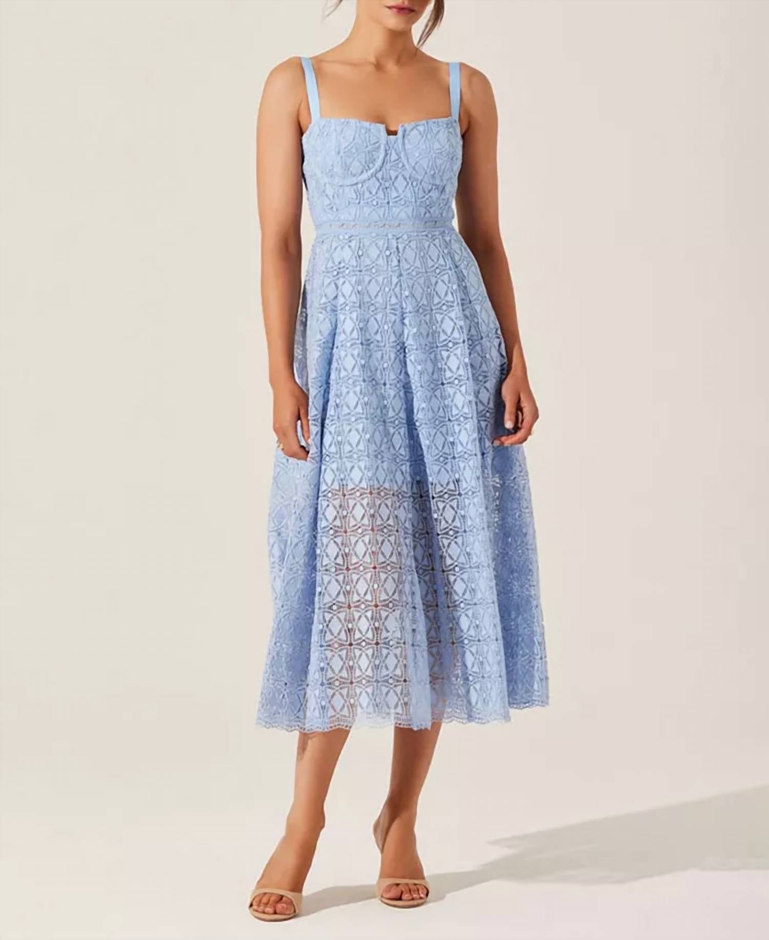 Astr - Tenna Lace Bustier Dress