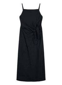 Tela Ninfa Dress in black 1 - women's dress - alternate view