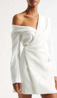 A.L.C. - Skyla One-shoulder Long Sleeve Mini Dress