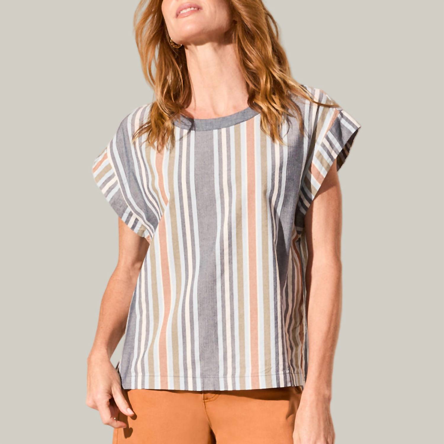 Tribal - Drop Shoulder Gusset Sleeve Blouse