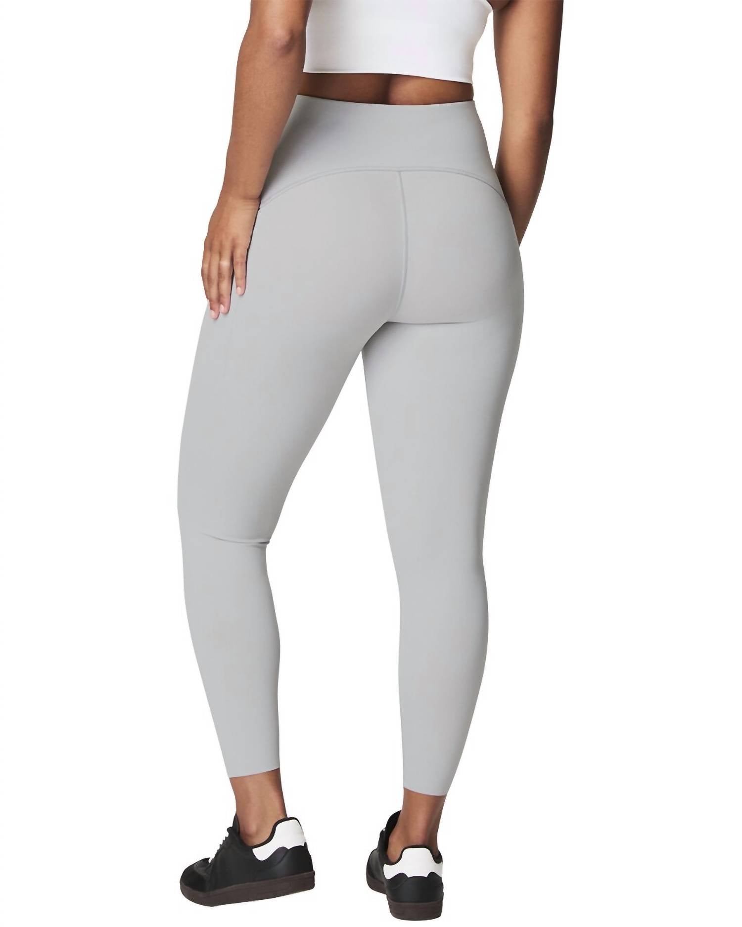 Spanx BOOTY BOOST 7/8 LEGGING in cloudy gray - women's pants - detail view