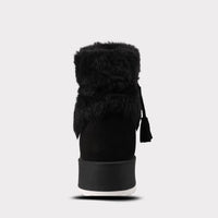 Lamo Women's Bailee Suede Zip Up Wedge Boot in black - women's shoe - view 6