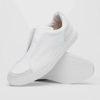Zelli Italia - Men's Spettacolare Italian Pebble Grain Calfskin Slip On Sneaker