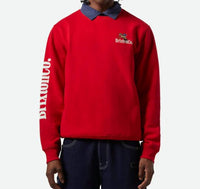 Brixton INWOOD CREWNECK SWEATSHIRT in red - men's shirt