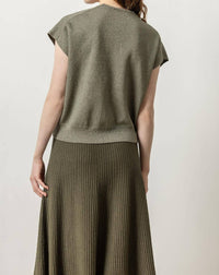 Lilla P - Metallic V-neck Sweater