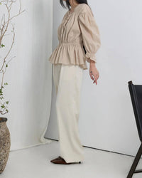 Mod Ref - Feminine Cotton Blouse