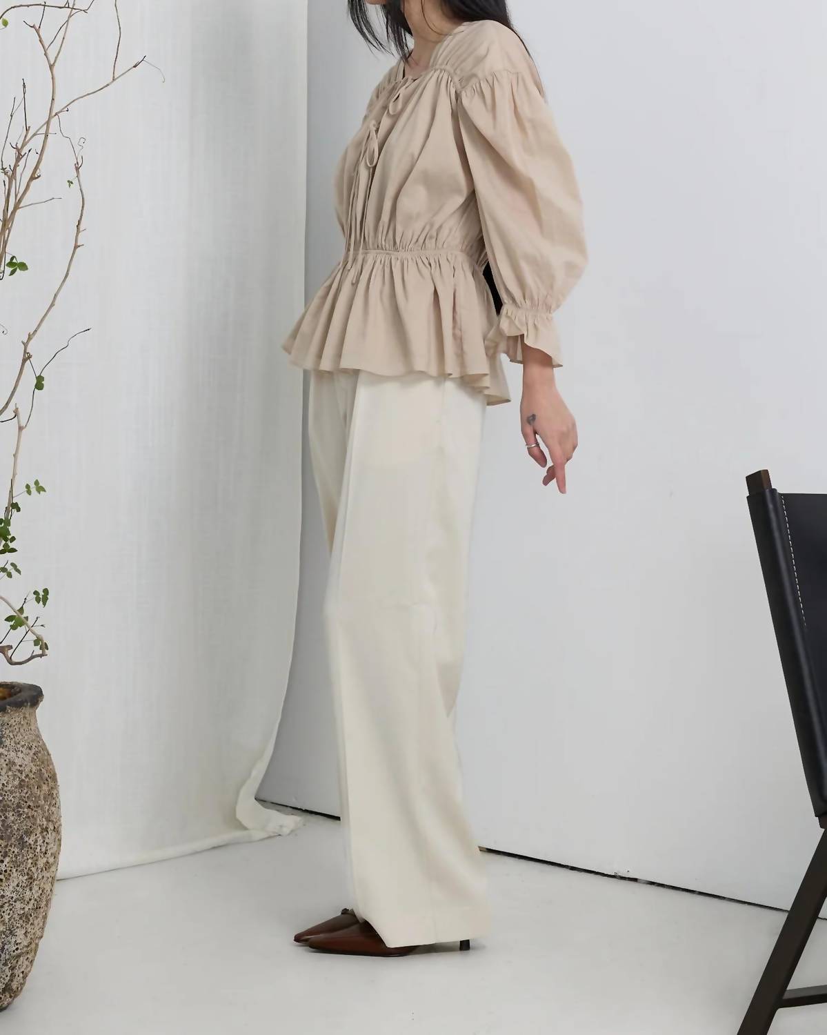 Mod Ref - Feminine Cotton Blouse