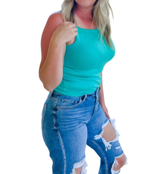 Zenana - Solid Mini Ribbed Tank Top