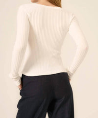 Project Social T - What's The Scoop Rib Longsleeve Top