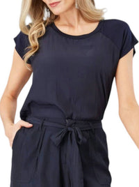 Lola & Sophie - Cap Sleeve Baseball Tee