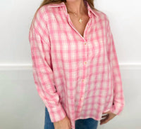 Southern Grace - The Bright Side Cotton Flannel Top