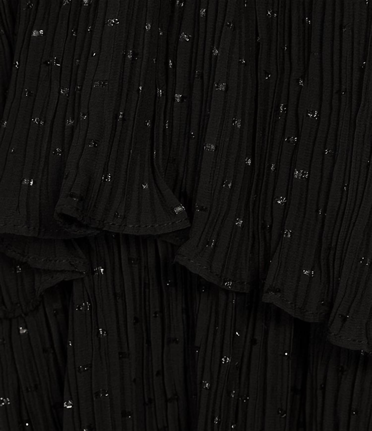 Astr - Anora Vneck Pleated Tiered Maxi Dress