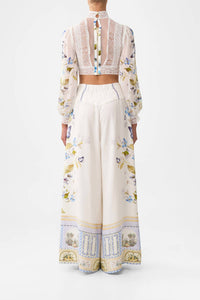 Camilla - Lace Splice Long Sleeve Top