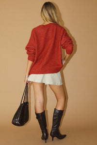Bailey Rose - Bambi Baby Deer Graphic Knit Holiday Sweater