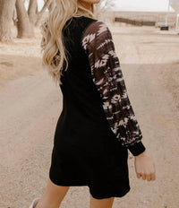 Sterling Kreek Western Night Dress in black - women's dress - alternate view