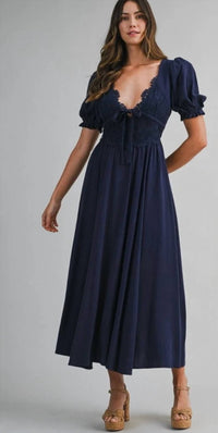 Mable - Grace Lace Midi Dress