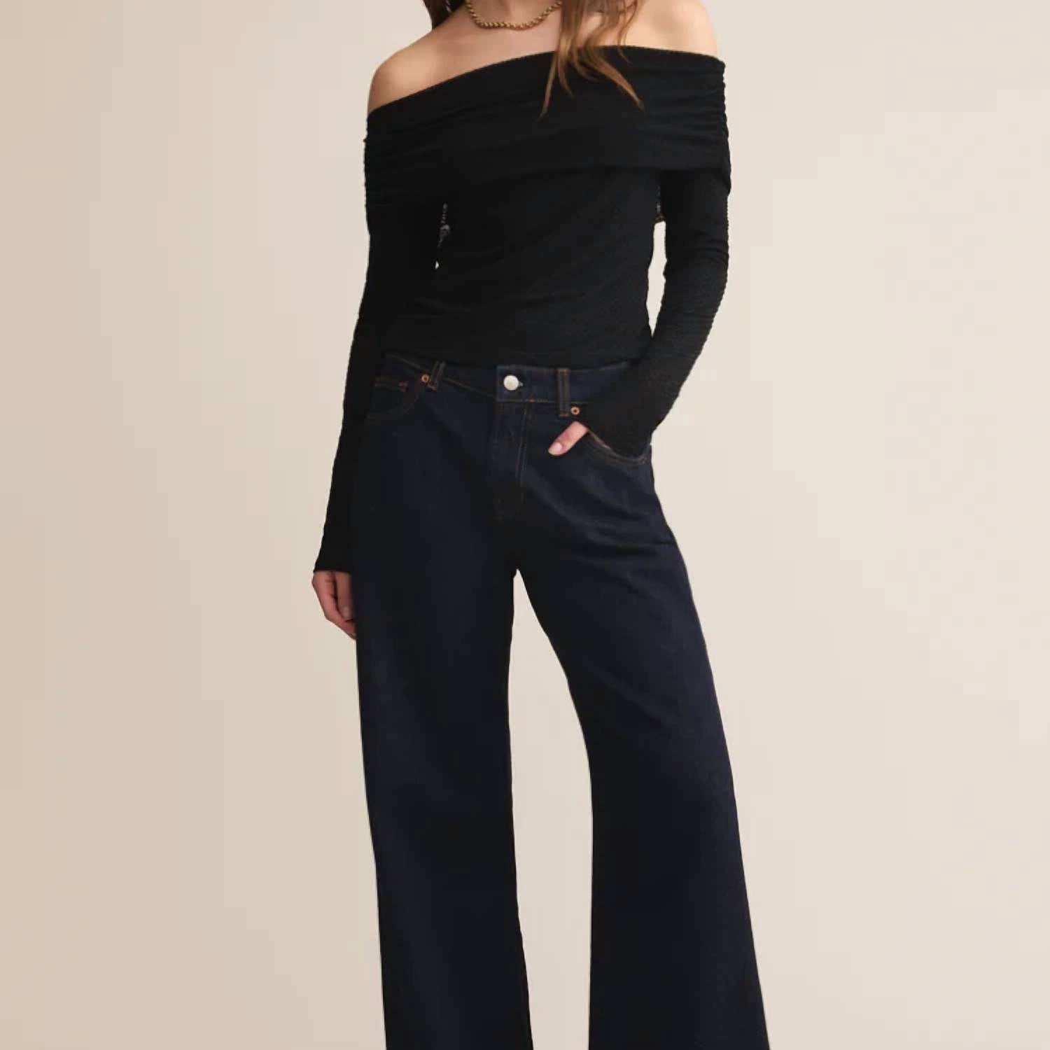 Z Supply - Whimsy Off Shoulder Mesh Top