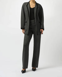 Joseph Ribkoff - Melange Mid-rise Pull On Wide Leg Pants