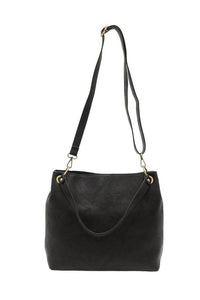 Joy Susan Women's Jem Bucket Bag in black - women's bag - detail view
