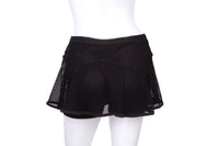 Love Love Tennis - Women's Fishnet Triangle Over Shorties Skirt