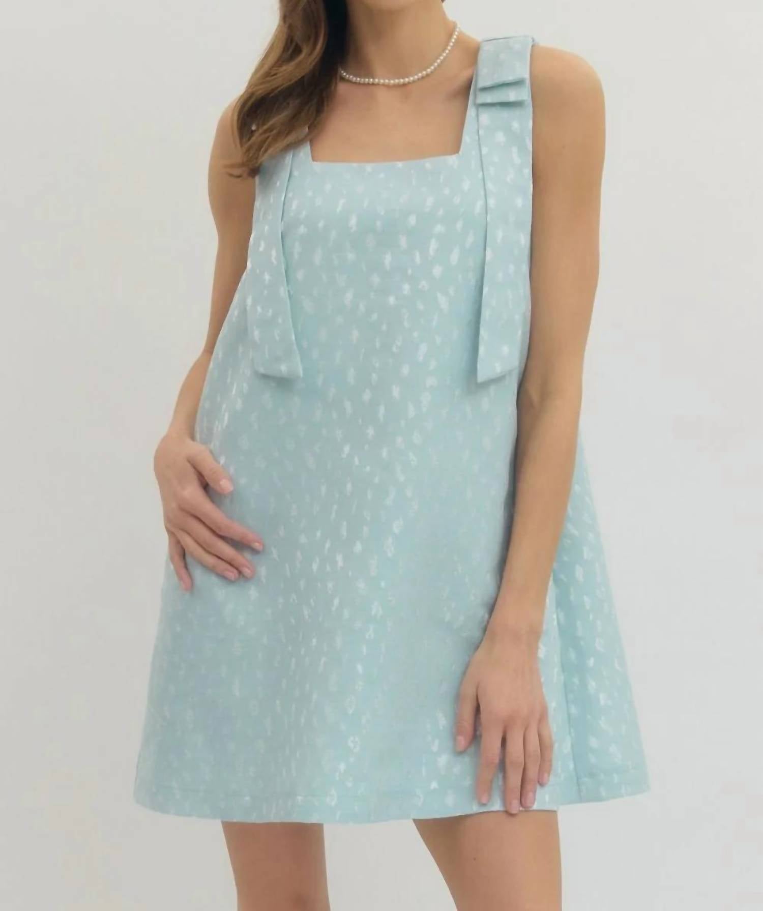 Entro - Square Neck Mini Dress