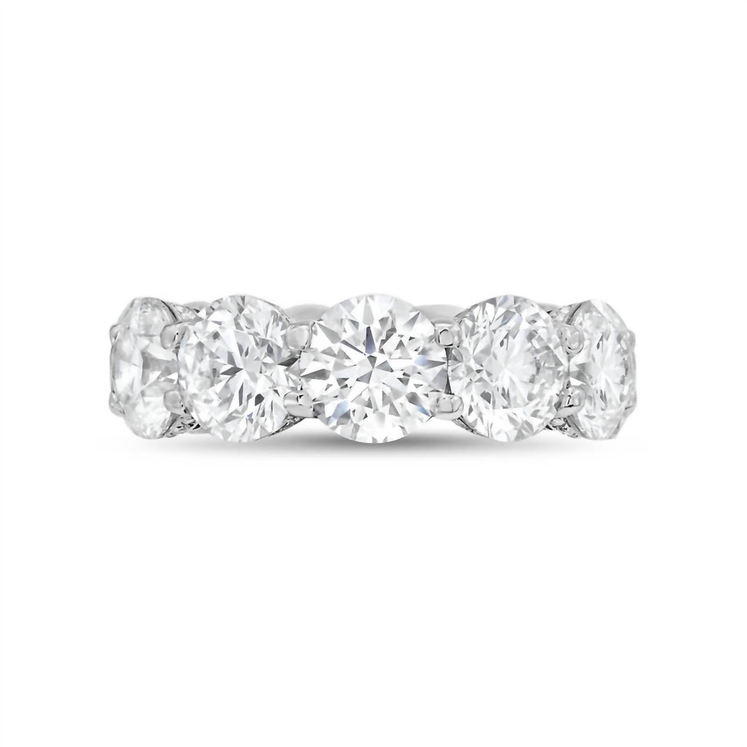 Diana M Jewels - Women's Round Lab-grown Diamond Jewelry Ring (11.36 Ct) - Signature