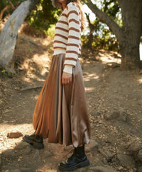 Mello - Spandauer Satin Balloon Midi Skirt