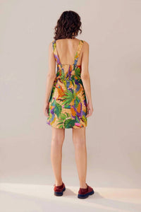 Farm Rio - Toucans Linen Mini Dress