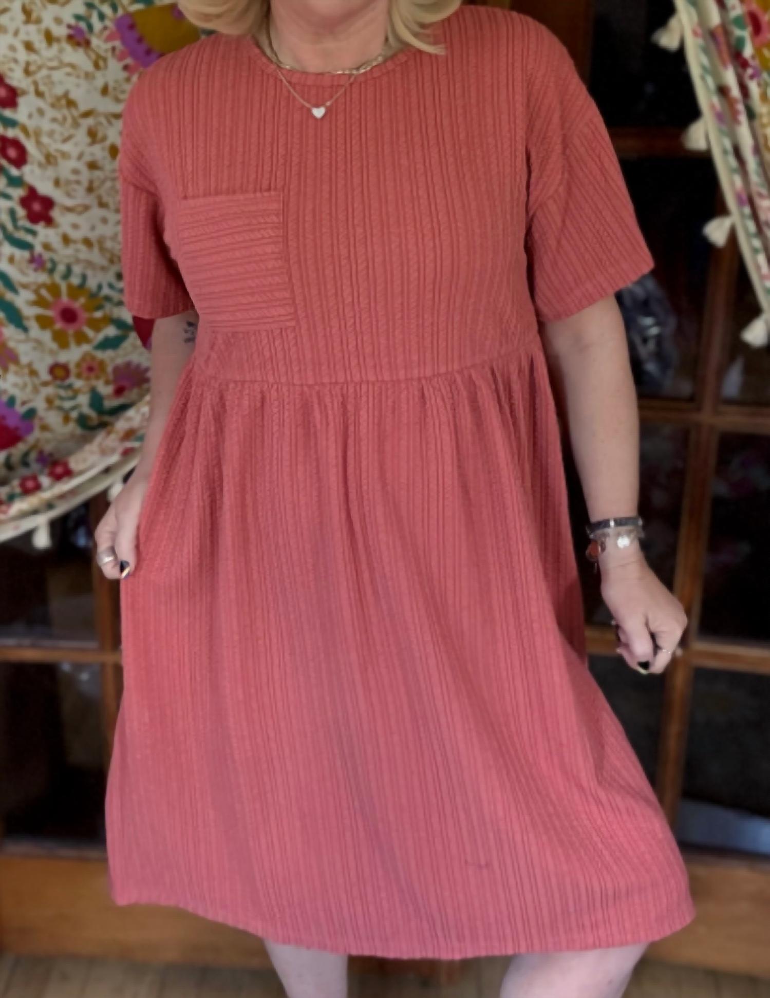 Polagram - Minimally Her Textured Dress