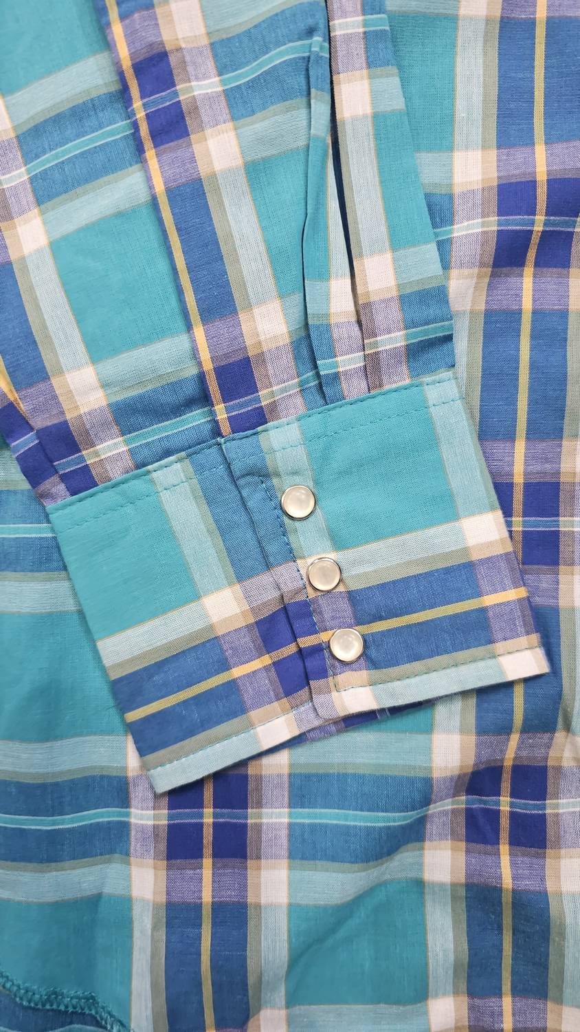 Wrangler - Men's Western Wear Classic Fit Shirt - Plus